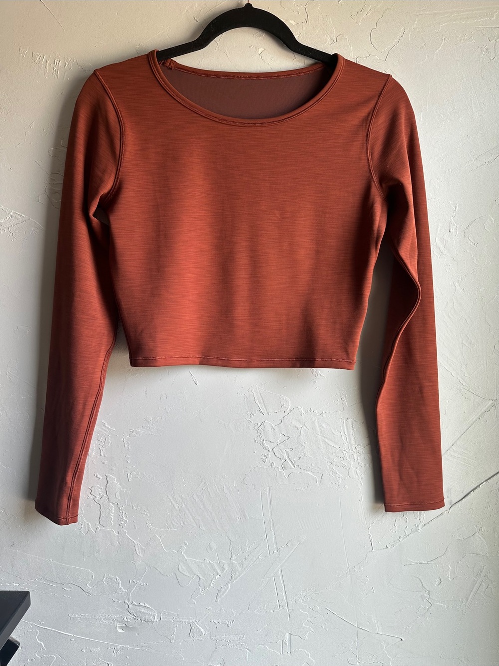 Lululemon Wunder Train Cropped Long Sleeve Top Yoga Gym Activewear Size 6–8